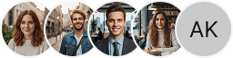 Multiple investor profile avatars on Marfim Capitaveo trading review block